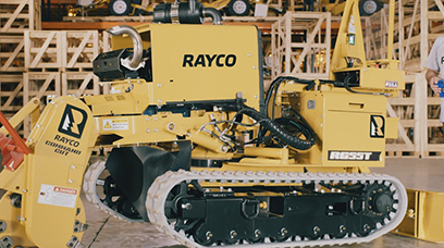 Stump Cutter Track Adjustment